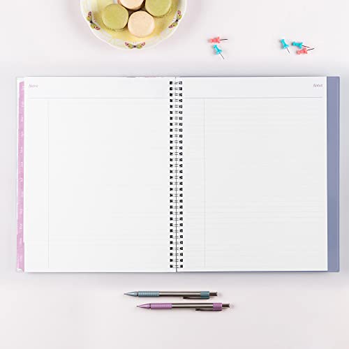 Blue Sky 2023 Weekly and Monthly Planner, January - December, 8.5" x 11", Clear Pocket Cover, Wirebound, Laila (142085)