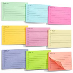 Mr. Pen- to Do List Sticky Notes, 3"x4", 360 Sheets, Assorted Colors to Do List Notepad, Lined Sticky Notes, to Do List Planner, Daily to Do List Notepad, to Do Notepad, Todo List Notepad