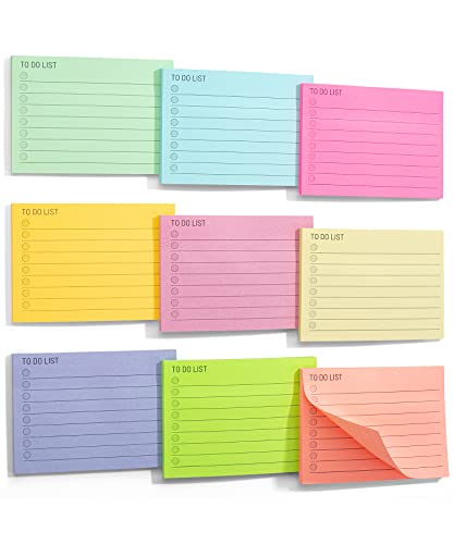 Mr. Pen- to Do List Sticky Notes, 3"x4", 360 Sheets, Assorted Colors to Do List Notepad, Lined Sticky Notes, to Do List Planner, Daily to Do List Notepad, to Do Notepad, Todo List Notepad