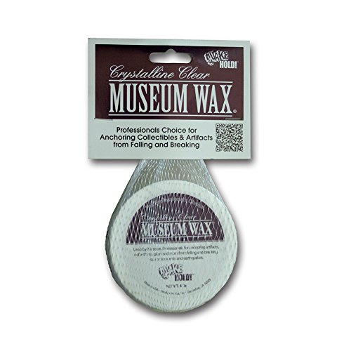 QUAKE HOLD! Ready America Quake Hold Museum Wax, 4 Oz, Clear, Crystalline