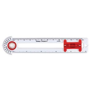 learning resources safe-t bullseye compass, ruler, protractor, early geometry, math class accessories, ages 8+, multicolor, model:45701