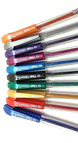 Xtra Sparkle Glitter Gel 10 Colours Xtra Sparkle Gel Pen by Flair