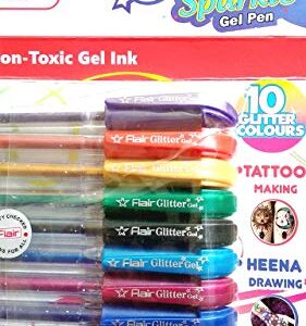 Xtra Sparkle Glitter Gel 10 Colours Xtra Sparkle Gel Pen by Flair