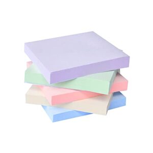 navrex sticky notes 5 pads 3×3 self-stick notes, 5 color, 100 sheets/pad