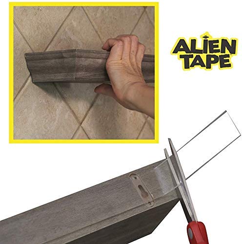 Bell+Howell Alientape Nano Double Sided Tape, Multipurpose Removable Adhesive Transparent Grip Mounting Tape Washable Strong Sticky Heavy Duty for Carpet Photo Frame Poster Décor As Seen On TV