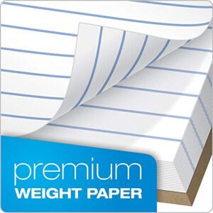 TOPS Docket Gold Writing Pads, 8-1/2 x 11-3/4, Legal Rule, White Paper, 50 Sheets, 12 Pack (63960)