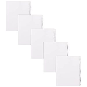 avery 26-50 legal exhibit dividers for 3 ring binders, 25-tab sets, allstate style, 5 binder divider sets (21702)