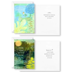 Hallmark Assorted Thinking of You, Get Well, Sympathy Cards (12 Cards with Envelopes) Nature Prints