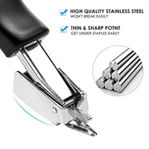 MROCO Staple Remover Staple Remover Tool Staple Puller Upholstery Staple Remover Staple Remover Heavy Duty Flat Staple Remover Carpet Staple Remover with Ergonomic Handle for Furniture, Floor, Carton