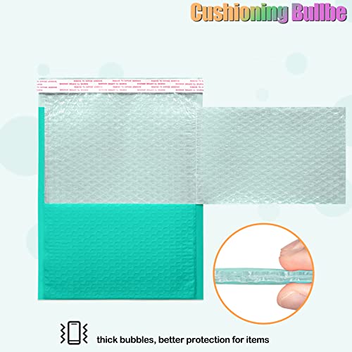 8.5 x 12 Inch Bubble Mailers 30 Pack, Self-Seal Poly Padded Envelope, Waterproof Shipping Bags for Small Business, Teal