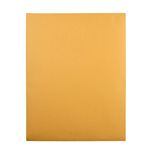 Quality Park 12 x 15-1/2 Clasp Envelopes, Clasp and Gummed Closures, for Oversized Papers, Drawings or Posters, 28 lb Kraft Paper, 100/Box (QUA37810)