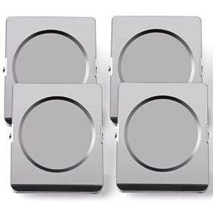 4 pack magnetic clips heavy duty, 2.2 inch extra large clip magnets, fridge magnet clips, strong magnet clips for whiteboard, office magnets.