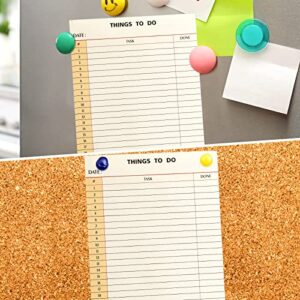 300 Sheets Library Card To Do List Notepad Things To Do Memo Writing Pad Daily Reminder Planner Notebook Office List Planning Project Homework Pad for Daily Task, 6 x 8 Inches