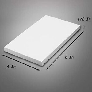 [10 Pack] 100 Sheets Paper Notepads - 4 x 6” Memo Scratch Pad Server Waitress Waiter Book To Do Grocery List Small Notebook Restaurant Checkbook White