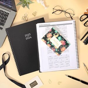 Monthly Planner 2023-2024 - 24 Months Planner, 9'' x 11'', January 2023 - December 2024, Calendar Planner with Tabs and Ample Writing Blocks, Good for Home and School Planning