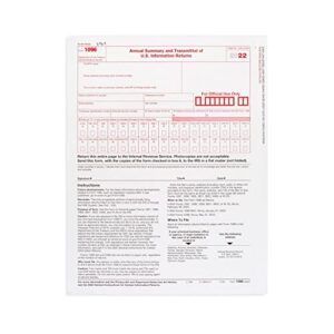 Blue Summit Supplies 1099 NEC Tax Forms 2022, 50 4 Part Tax Forms Kit, Compatible with QuickBooks and Accounting Software, 50 Self Seal Envelopes Included