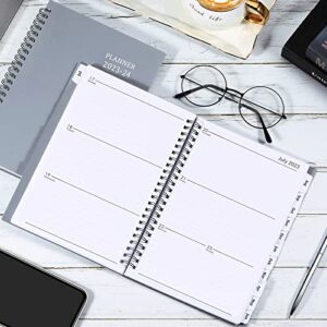 2023-2024 Planner - Weekly & Monthly Academic Planner 2023-2024, July 2023 - June 2024, 6.25" × 8.3", Tabs, Inner Pocket, Strong Twin-Wire Binding, Improving Your Time Management Skill