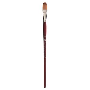 princeton velvetouch blooms brush, long handle, size 12 – professional artist brushes for mixed media, acrylic, oil
