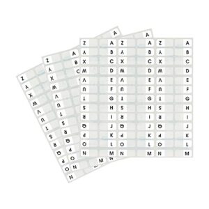 redi-tag, rtg31005, permanent alphabetical tab indexes, 104 / pack