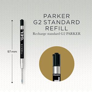 Parker Gel Ball Pen Refill Medium Nib, Black