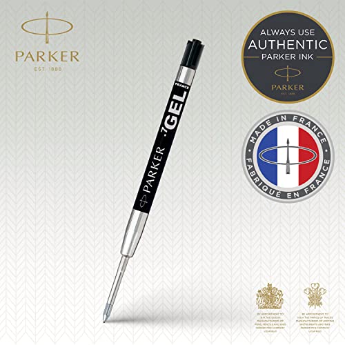 Parker Gel Ball Pen Refill Medium Nib, Black