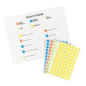 Avery Color-Coding Removable Labels, 1/2 Inch Round Stickers, Light Blue, Non-Printable, 840 Dot Stickers Total (5050)