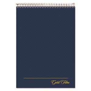 ampad gold fibre project planner, top-wire bound, 8-1/2″ x 11-3/4″, project rule, navy cover, 70 sheets (20-815) , white