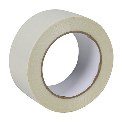 Duck Brand 442062 Indoor/Outdoor Carpet Tape, 1.88-Inch x 75 Feet, Single Roll,White