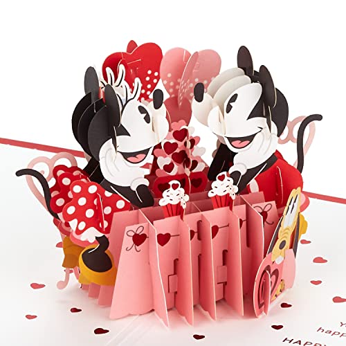 Hallmark Signature Paper Wonder Pop Up Valentines Day Card for Husband, Wife, Boyfriend, Girlfriend (Mickey & Minnie)