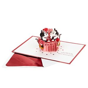 Hallmark Signature Paper Wonder Pop Up Valentines Day Card for Husband, Wife, Boyfriend, Girlfriend (Mickey & Minnie)