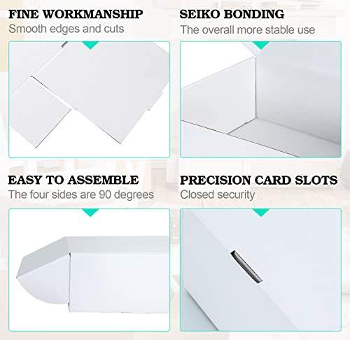 Shipping Boxes 12x9x4, HERKKA 20 PACK White Corrugated Cardboard Mailer Boxes, Medium Mailing Boxes for Packaging Small Business