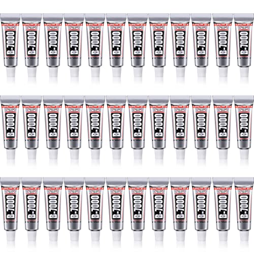 40 Pieces B-7000 Adhesive Multi-Function Glues Paste Adhesive in 3ml for DIY Craft Glass, Wooden, Manicure, Jewelry Making Supplies