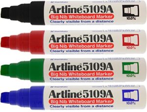 artline 5109a extra thick whiteboard pens – pack 4