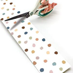 Teacher Created Resources Everyone is Welcome Painted Dots Straight Rolled Border Trim (TCR8912)