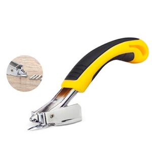 Staple Remover, Staple Puller Tool with Ergonomic Handle, Upholstery and Construction Heavy Duty Staple Removers for Removing All Kinds of Nails in Furniture, Floor, Wooden Box, Photo Frame, Carpet