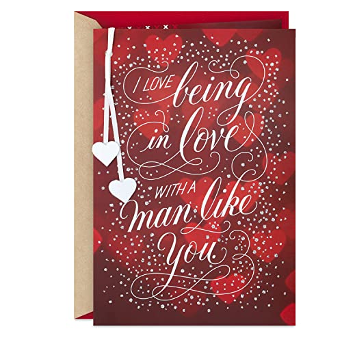 Hallmark Valentines Day Card, Anniversary Card or Romantic Birthday Card for Husband or Boyfriend (Love Being in Love)