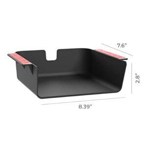 HumanCentric Under Desk Storage Shelf, Under Desk Drawer Organizer for Office Desks, Tables, Workstations, and Sit Stand Desk, Mount Under Desk Shelf Adds Storage Tray, Screw or Stick On Desk Drawer