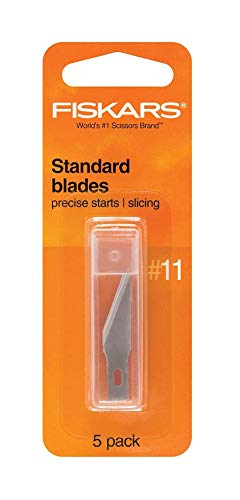 Fiskars Fingertip Precision/Detail Knife with Standard No. 11 Blades 5/Pkg