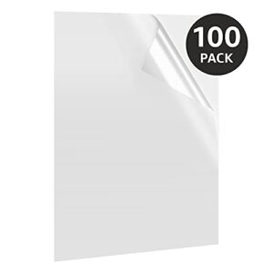Amazon Basics Transparent Presentation Binding Covers, Letter Size, 8.5 x 11 Inches - Pack of 100