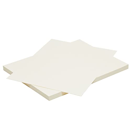 96 Sheets Antique Parchment Design Paper for Writing Letters, Printing Diplomas, Resume (8.5 x 11 In, Cream)