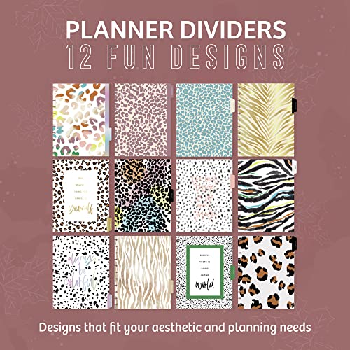 Happy Planner 2023 Daily Planner and Calendar, 12-Month Daily, Weekly, and Monthly Planner, January 2023–December 2023, Vertical Planner, Colorful Animal Theme, Big Size, 8 1/2 Inches by 11 Inches