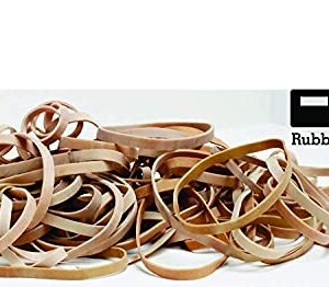 Thick Rubber Bands - 7" x 5/8", Rubber Bands, Size #107, Approximately 10 Rubber Bands Per Bag, Rubber Band Measurements: 7" x 5/8" - 1/4 Pound Bag