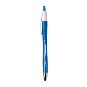 BIC Atlantis Exact Retractable Ball Pen, Fine Point (0.7 mm), Blue, 12-Count (packaging may vary)