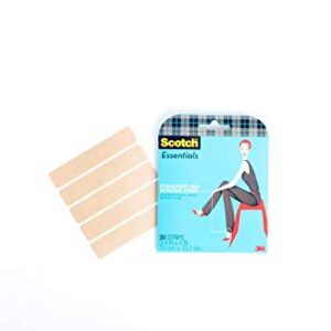 Scotch Essentials Permanent Hem Bonding Strips, 30 Strips (W-107-A)