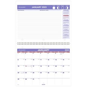 at-a-glance 2023 wall & desk calendar, 8-1/2″ x 11″, small, unruled blocks, spiral bound, monthly (pm17028)