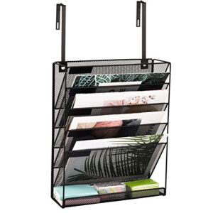 easepres hanging organizer cubicle file holder – wall mount storage, office cubical accessories