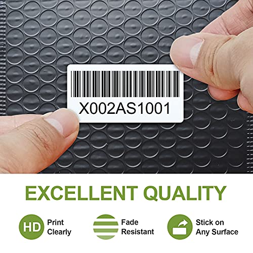 Anylabel Compatible 2" x 1" Direct Thermal Labels Replacement for Barcodes Postage Address Shipping Compatible with Rollo & Zebra Desktop Printers Adhesive & Perforated (12 Rolls, 1300 Labels/Roll)