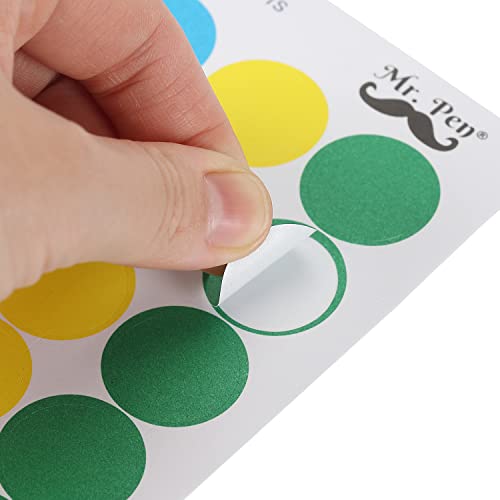 Mr. Pen- Color Coding Labels, 1008 pcs, Assorted Colors, Dot Stickers, Round Stickers, Color Dots Stickers, Colored Sticker Dots, Dot Labels, Colored Stickers, Circle Stickers, Circle Sticker Labels