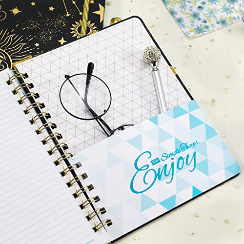 Planner 2023-2024 - Academic Planner 2023-2024, Jul 2023 - Jun 2024, 2023-2024 Planner Weekly and Monthly with Tabs, 6.1" x 8.7", Hardcover with Back Pocket + Thick Paper + Twin-Wire Binding, Daily Organizer - Black