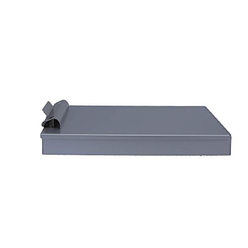 Saunders Recycled Aluminum Redi-Rite Storage Clipboard with Self-Locking Latch – Lightweight, Weather-Resistant Lacquer Finish Stationery Box. Office Products, Silver, Letter